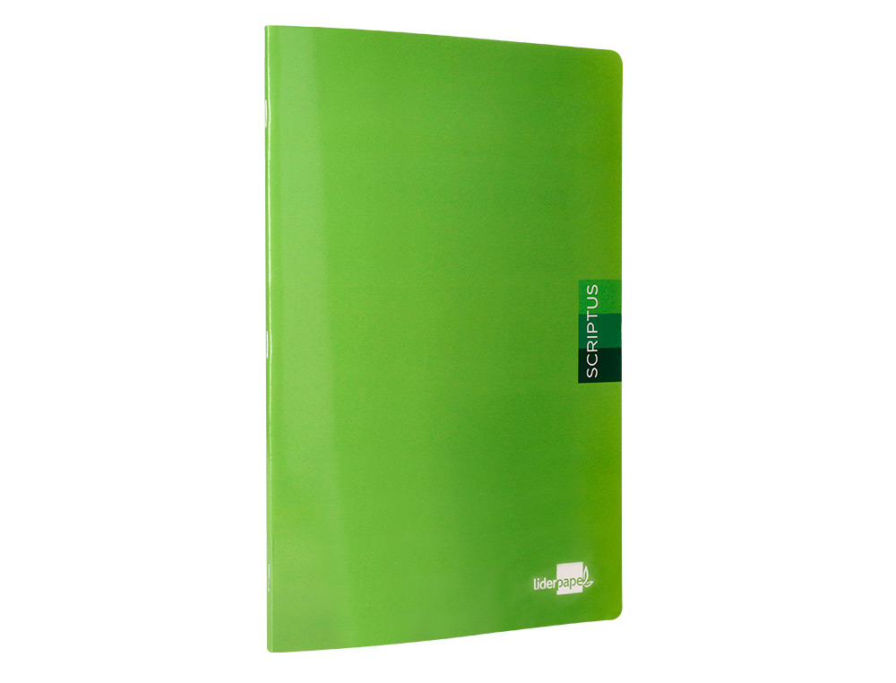 LIBRETA LIDERPAPEL SCRIPTUS A4 48 HOJAS 90G/M2 HORIZONTAL CON MARGEN