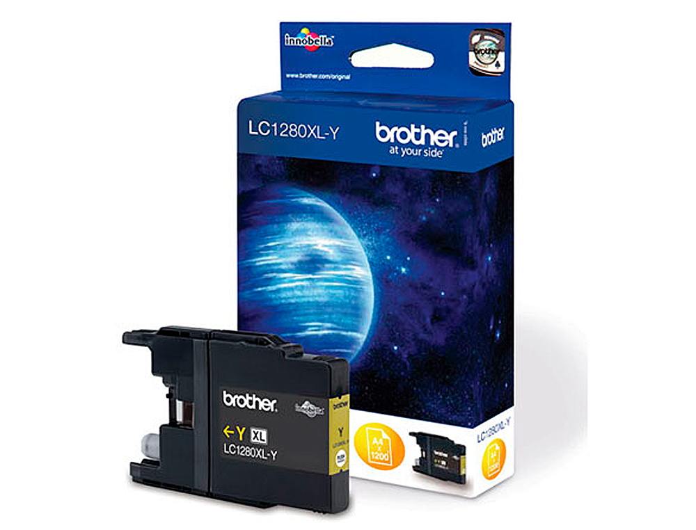 INK-JET BROTHER LC-1280XLYBP AMARILLO -1,200PAG- MFC-J6510DW MFC-J6710DW MFC-J6910DW
