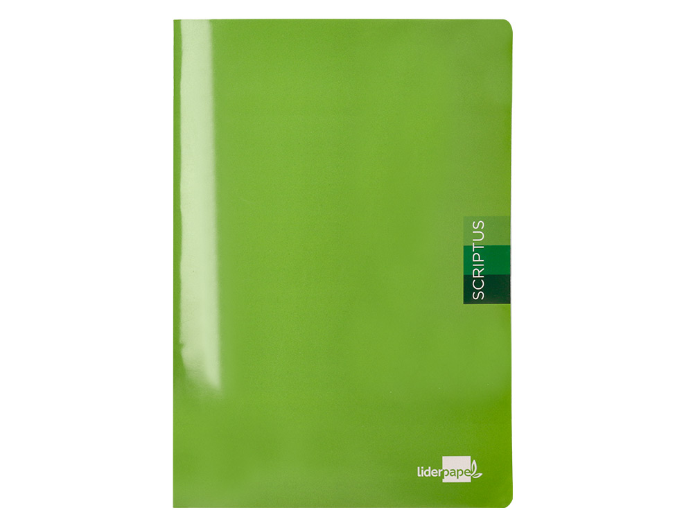 LIBRETA LIDERPAPEL SCRIPTUS A4 48 HOJAS 90GR CUADRO 8MM CON MARGEN