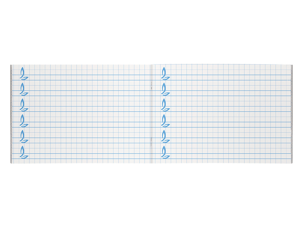 LIBRETA LIDERPAPEL PAUTAGUIA TAPA CARTONCILLO 32 HOJAS DIN A5 70 GR CUADRICULADO PAUTADO 8 MM APAISADO CON MARGEN
