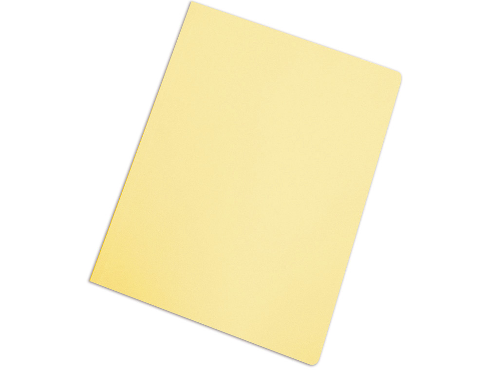 SUBCARPETA CARTULINA GIO DIN A4 AMARILLO PASTEL 180 G/M2