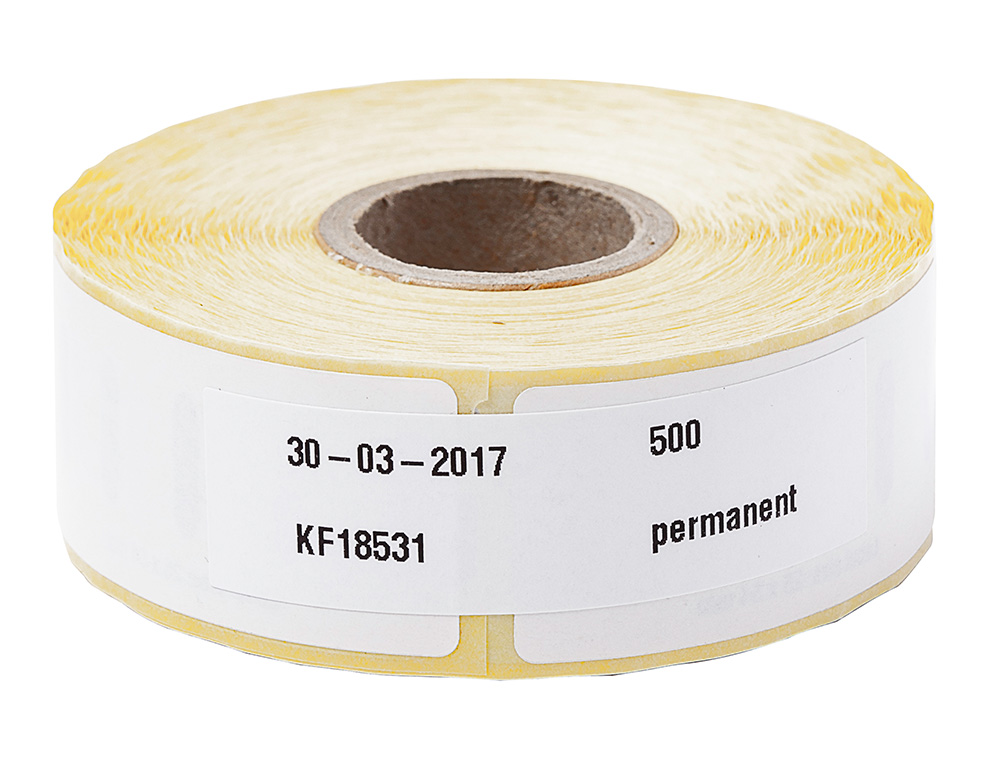 ETIQUETA ADHESIVA PERMANENTE Q-CONNECT KF18531 COMPATIBLE DYMO 11352 TAMAO 54X25 MM CAJA CON 500 ETIQUETAS