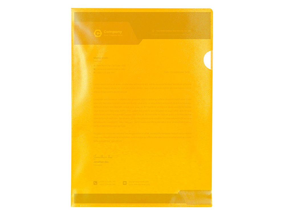 CARPETA DOSSIER UERO PLASTICO Q-CONNECT DIN A4 120 MICRAS AMARILLA CAJA DE 100 UNIDADES