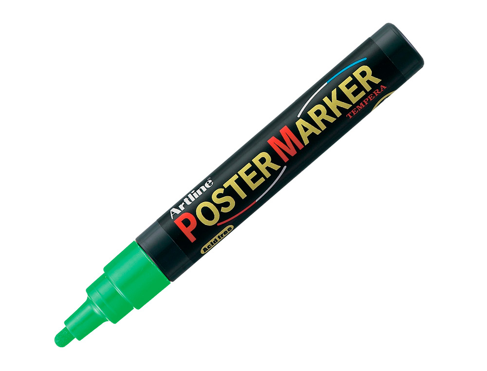 ROTULADOR ARTLINE POSTER MARKER EPP-4-VER FLU PUNTA REDONDA 2 MM COLOR VERDE FLUOR