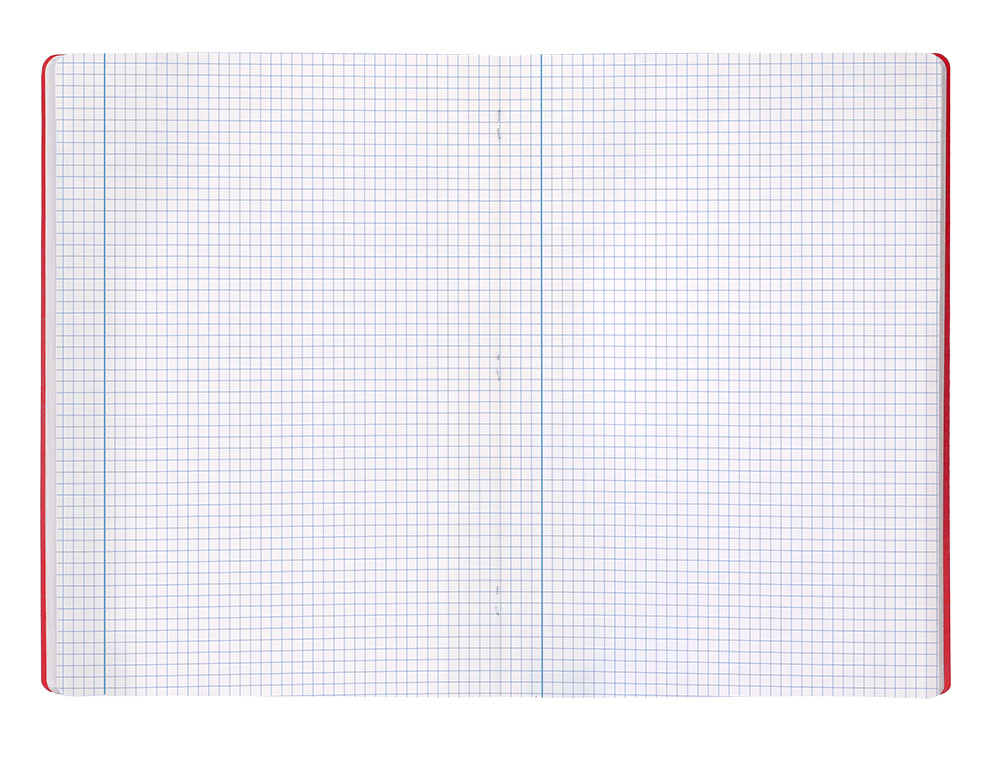 LIBRETA LIDERPAPEL 360 TAPA DE PLASTICO A5 48 HOJAS 90GR CUADRO 4MM CON MARGEN COLORES SURTIDOS