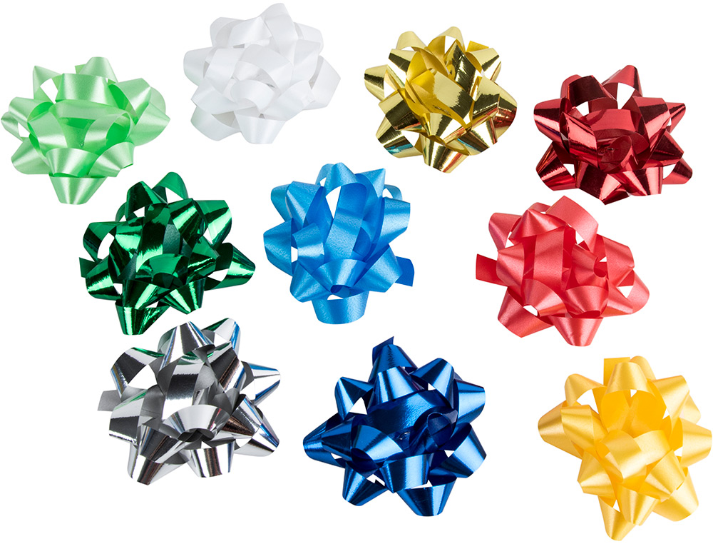 LAZO LIDERPAPEL FANTASIA MAXI METALIZADO COLORES SURTIDOS