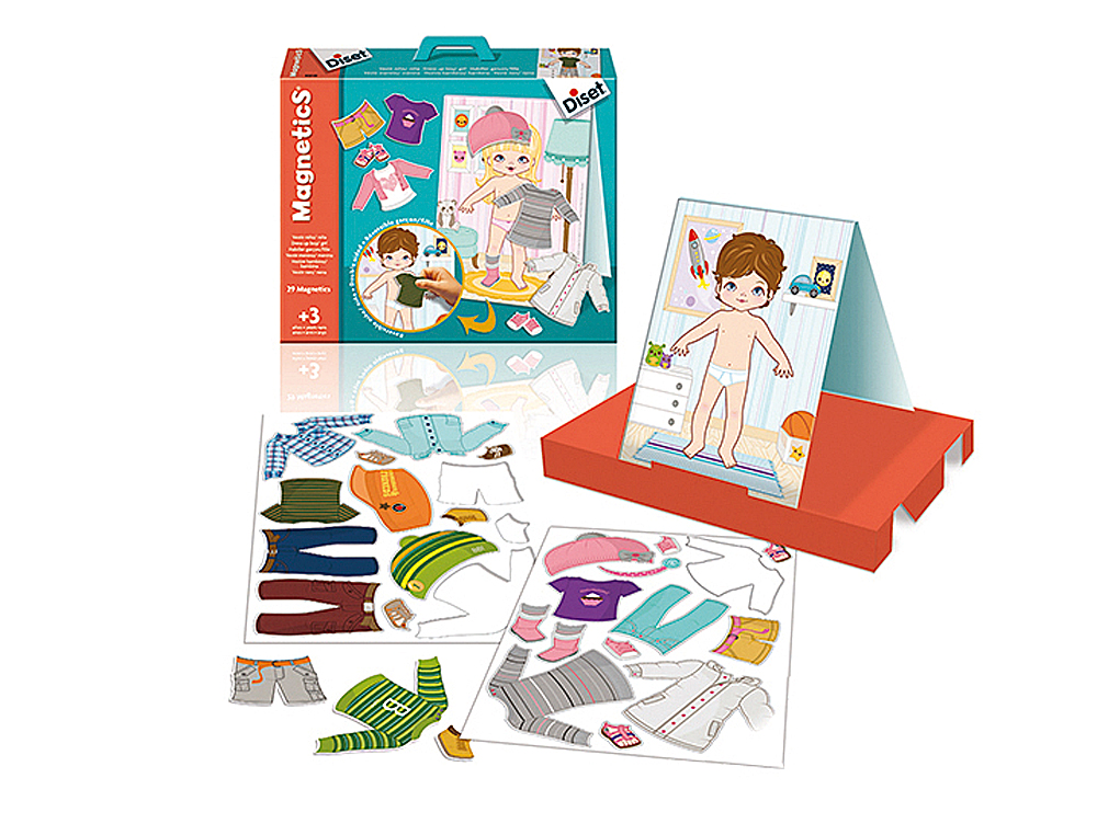 JUEGO DISET DIDACTICO MAGNETICO VESTIR NIO-NIA
