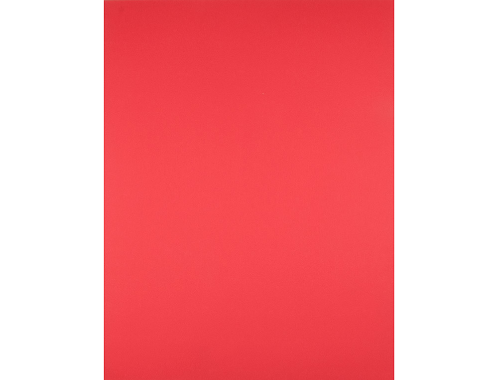 CARTULINA LIDERPAPEL 50X65 CM 180G/M2 ROJO PAQUETE DE 25 HOJAS