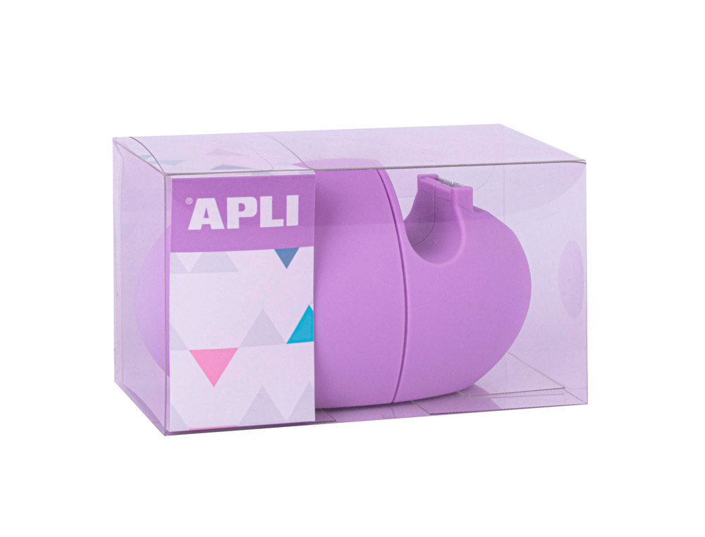 PORTARROLLO SOBREMESA APLI PLASTICO NORDIK PARA CINTA DE 33 MT COLOR PASTEL