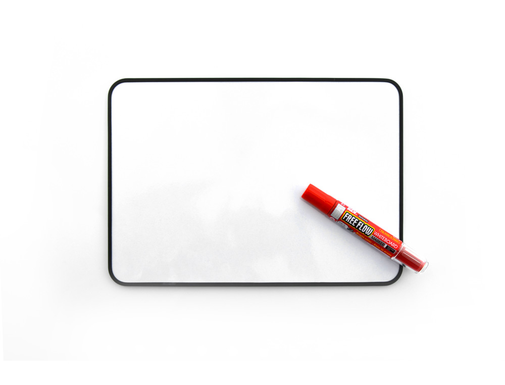 PIZARRA BLANCA OFFICE BOX REVERSIBLE DOBLE CARA RIGIDA 210X297 MM