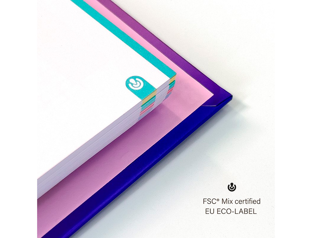CARPETA CARPEBLOCK CARCHIVO DIN A4 FOAM CON RECAMBIO BONUS 360 SOFT STYLE COLOR VERDE MALVA