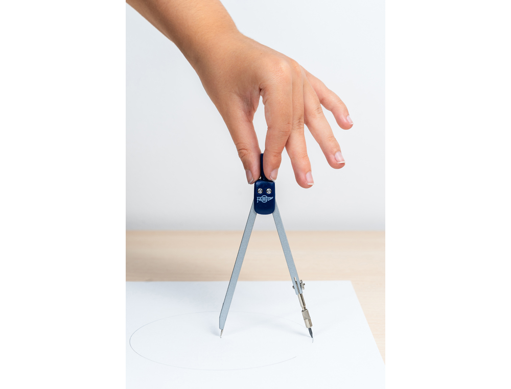COMPAS FAIBO CON ADAPTADOR UNIVERSAL CON ESTUCHE PLASTICO COLOR VERDE