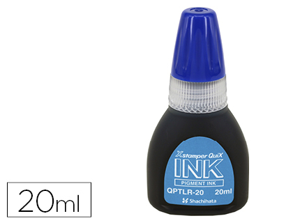 TINTA X'STAMPER QUIX PARA SELLOS AZUL BOTE DE 20 ML