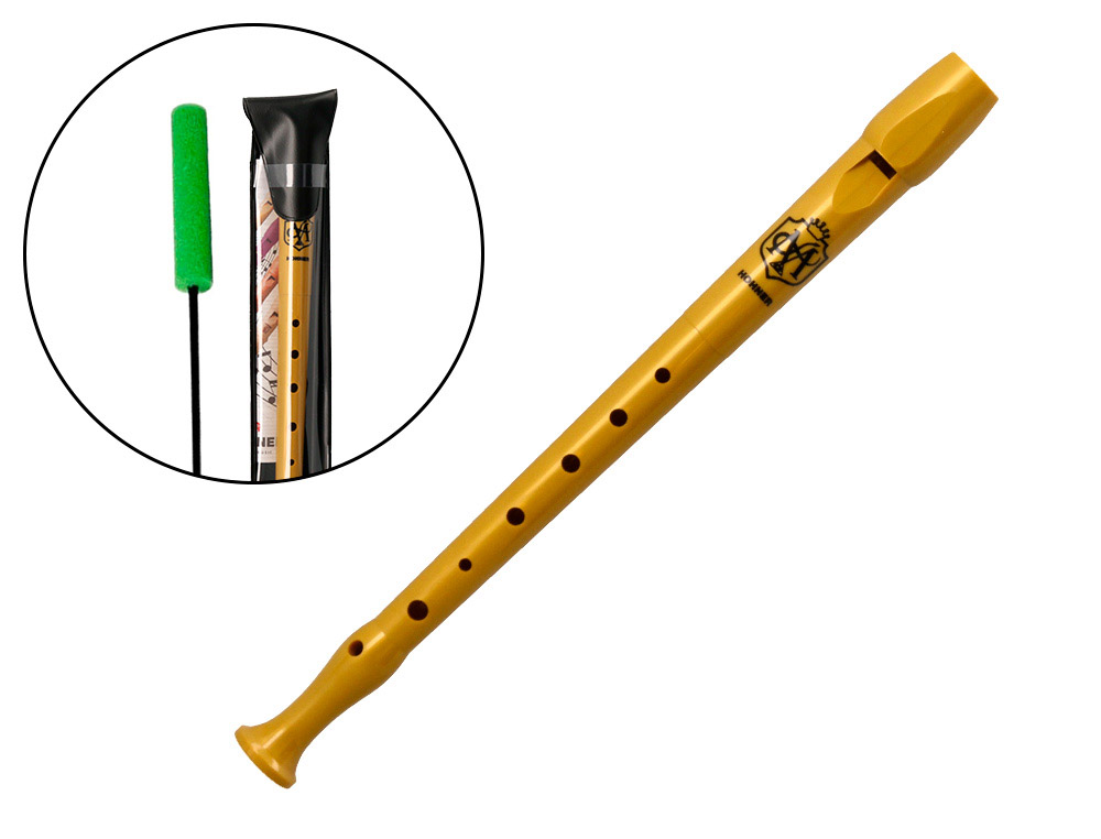 FLAUTA HOHNER THE MAGIC FLUTE COLOR DORADO EDICION ESPECIAL CON APP PARA APRENDER Y JUGAR
