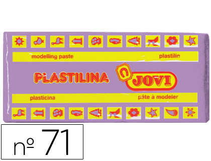 PLASTILINA JOVI 71 LILA UNIDAD TAMAO MEDIANO