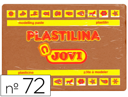 PLASTILINA JOVI 72 MARRON UNIDAD TAMAO GRANDE