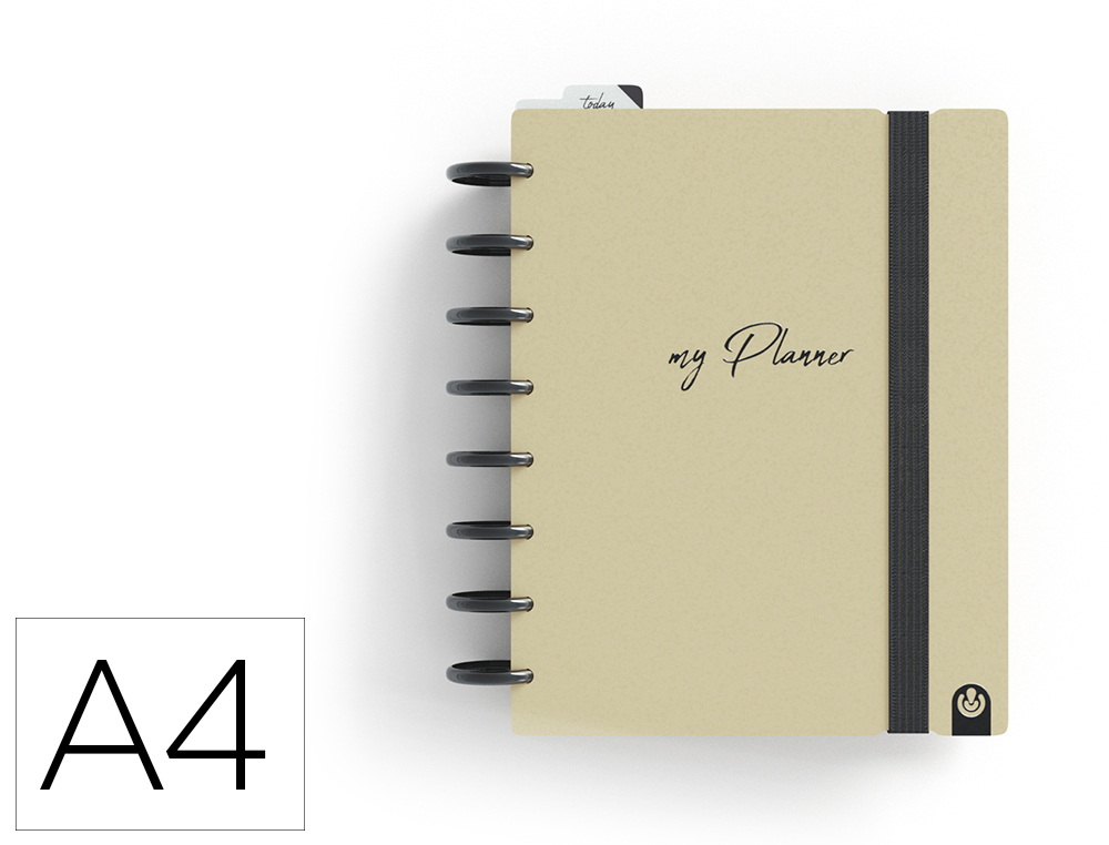 CUADERNO CARCHIVO MY PLANNER INGENIOX CLASSIC DIN A5 240 HOJAS COLOR BEIGE