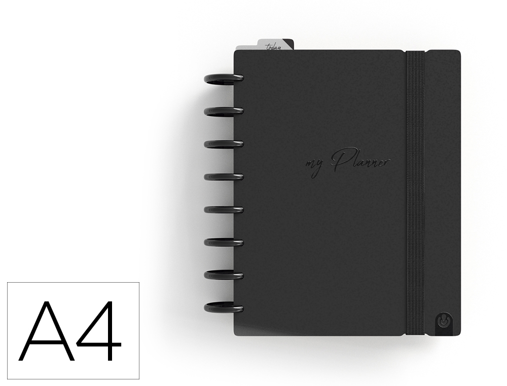 CUADERNO CARCHIVO MY PLANNER INGENIOX CLASSIC DIN A5 240 HOJAS COLOR NEGRO